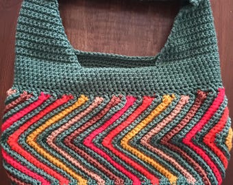 Reversible Crochet Tote Bag Handbag