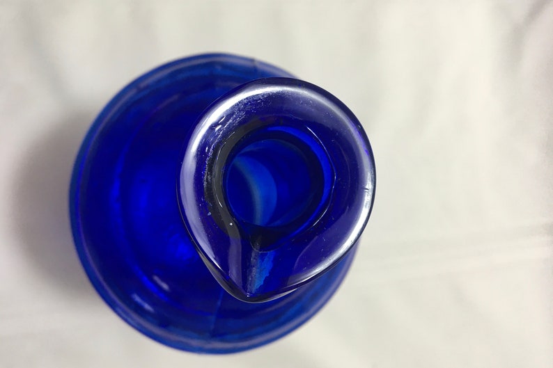 Antique Cobalt Blue Master Ink Bottle Etsy Canada