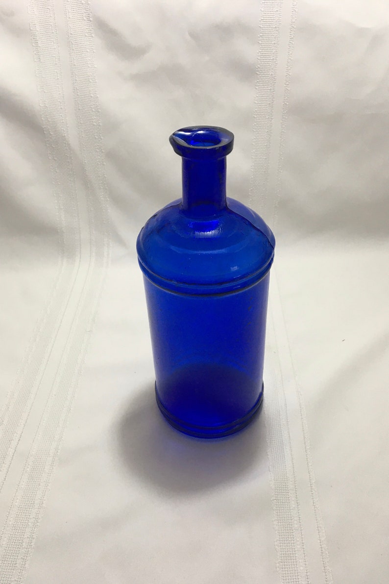 Antique Cobalt Blue Master Ink Bottle Etsy Canada