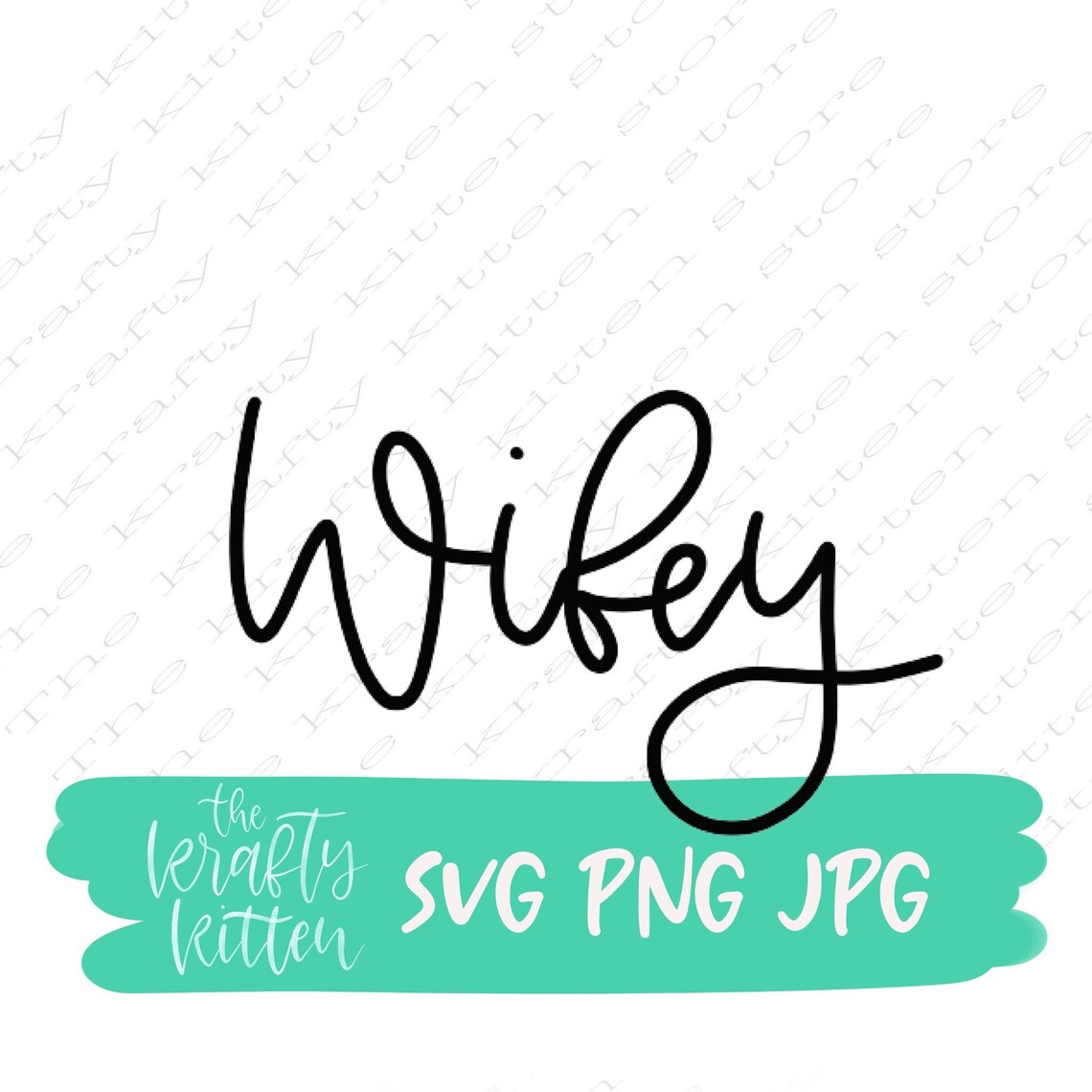 Wifey SVG Wedding Svg Bride Svg Monoline Svg SVG File - Etsy