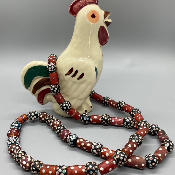 Strand of Alta Verapaz beads (Padre - Skunk beads)