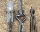Blacksmith Tongs Tools For Anvil, Knife Making Set