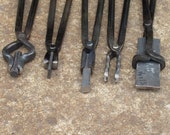 Blacksmith Tongs Tools For Anvil, Knife Making Set