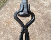Railroad Spike V-Bit Blacksmith Tongs