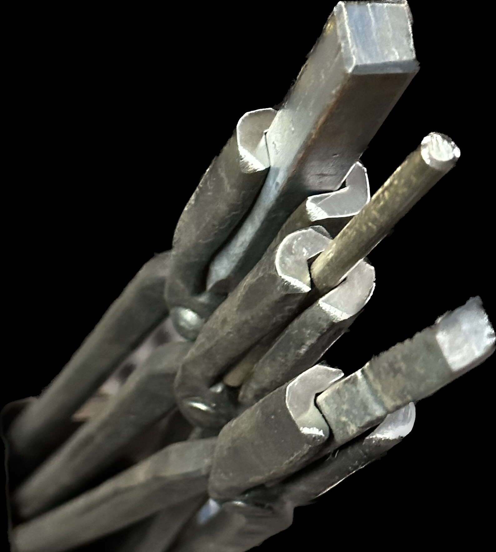 Blacksmith Tong Set of 3 Vbit Tongs Tools for Anvil Made in Etsy