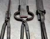 Knife Making Tongs Set Used by FIF Champions Hand Forged in USA