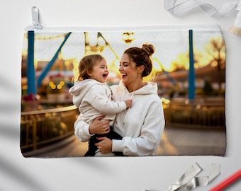 Custom Photo Canvas Pouch – Personalized Keepsake, Art Print