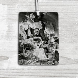 Universal Monsters - Air Freshener- Car Scent - Personalized Air Freshener