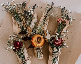 Palo Santo & dried flowers bundles, mini dried flowers with palo santo, gift for her, palo santo bundles, dried flowers mini bouquets,