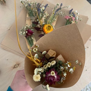 Palo Santo & dried flowers bundles, mini dried flowers with palo santo, gift for her, palo santo bundles, dried flowers mini bouquets, image 5