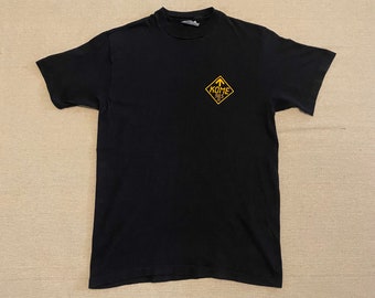 Vintage '90s black radio station promo t-shirt