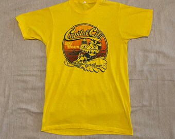 Yellow Graphic Tee - Etsy