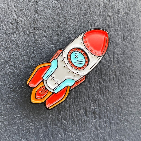Rocket Pin Etsy
