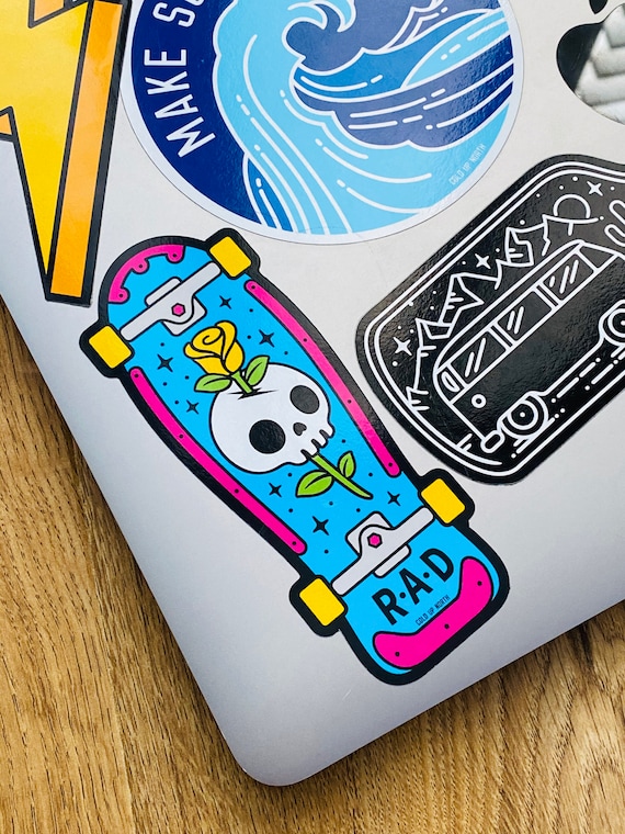 80 年代スケートボード RAD ビニール ステッカー、すべてのレトロ