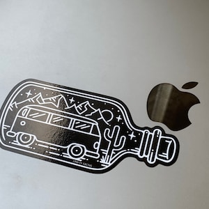 Vanlife vinyl sticker, for all those campervan fans!!! Designed and produced by Cold up North