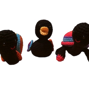 Noela snail, Pippa duck & TJ turtle crochet pattern