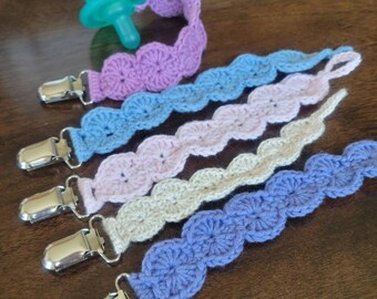 Crochet Pacifier Clip