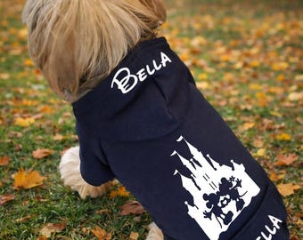 Sudadera con capucha personalizada para perro/gato pequeño / Castillo de ratón / Abrigo/Chaqueta/Suéter para perro/gato