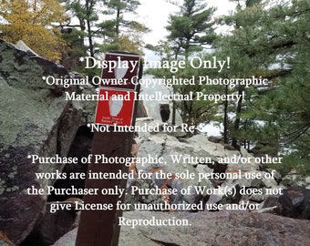 Balanced Rock Devils Lake Wisconsin - Photo - High Quality Photograph for Digital Download.