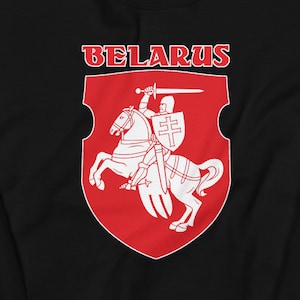 Belarus Sweatshirt, Belarus Shirt, Belarus Sweater, Belarus Long Sleeve Shirt, Belarus Freedom Shirt, Belarus Pullover, Long Live Belarus
