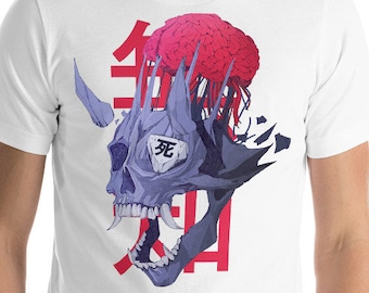 Oni Samurai T-shirt, KANJI Japanese T-Shirt, Oni warrior Tshirt, Japanese Demon t-shirt, Japanese mythology Shirt, Samurai SHIRT,