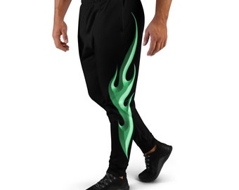 Flame Joggers, Flame Pants, Mens Joggers, Pantalons de survêtement pour hommes, Pantalons pour hommes, Bas pour hommes, Vêtements de détente doux, Vêtements de détente pour hommes, Athleisure pour hommes,