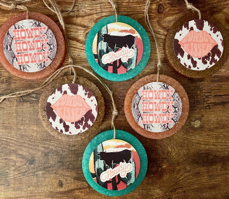 Cardstock Circles colors Car Scent/ Car Freshie Etsy