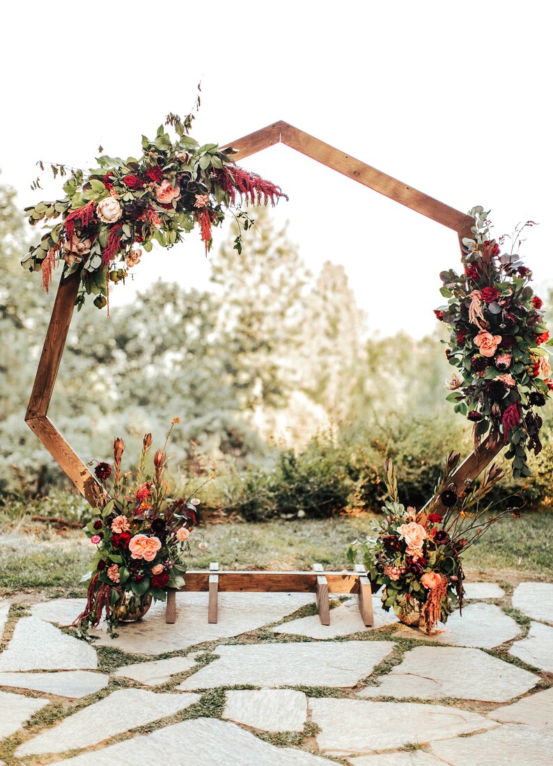 Heptagon Wedding Arch Etsy