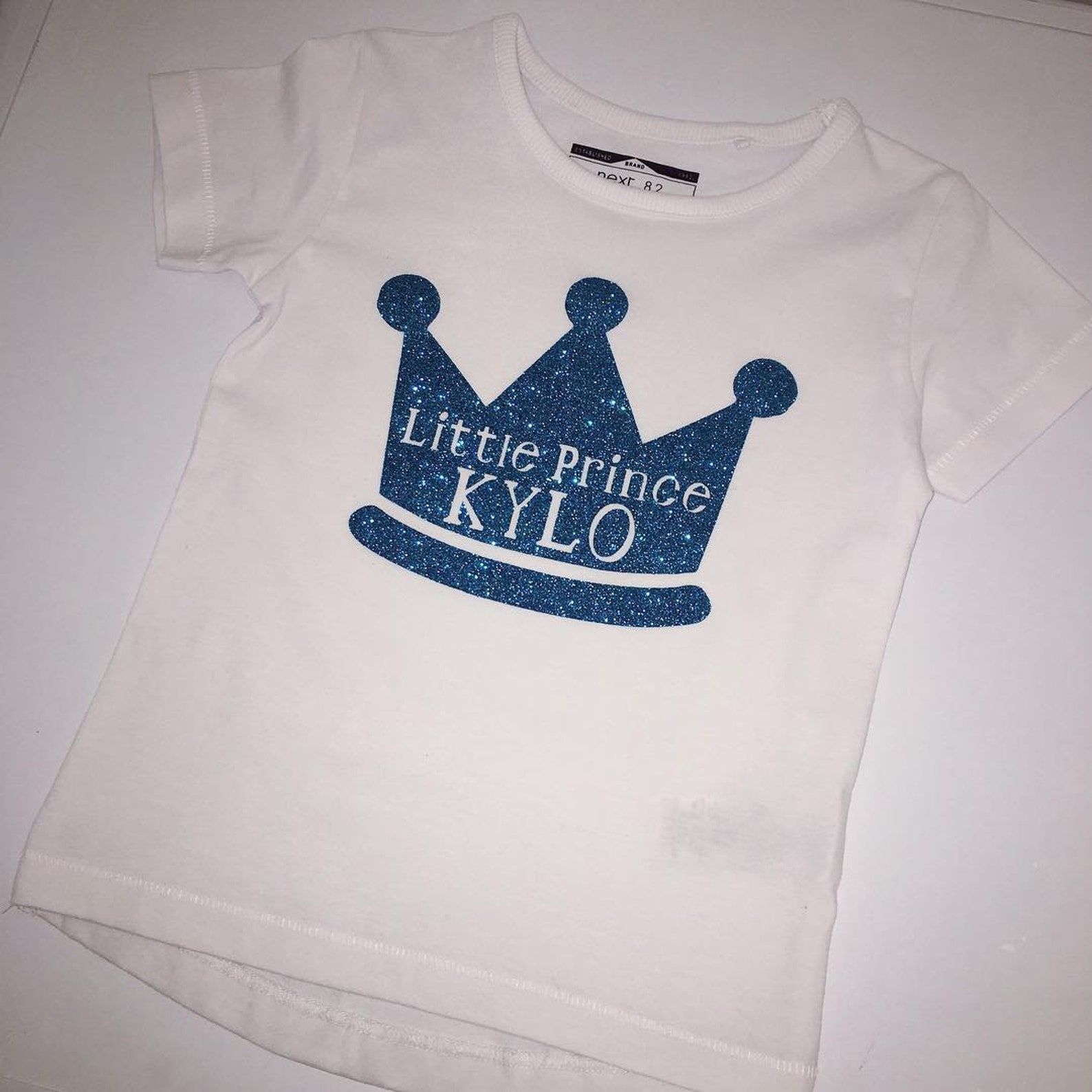 Prince or Princess T-shirt Customised With Your Childs Name Girls and ...
