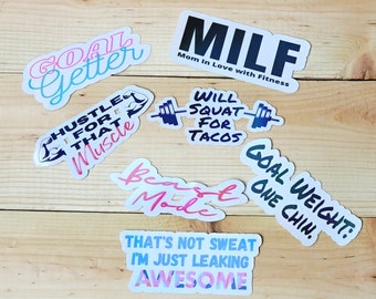 Fitness Stickers Bundle