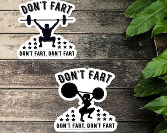 Funny Crossfit Sticker | Funny Don't Fart
