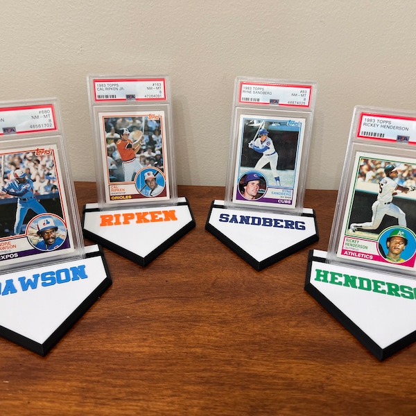 Custom Psa Stand for Trading Cards Etsy