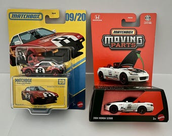 Matchbox, Hot Wheels, 2004 Honda S2000, 1984 Toyota MR2, Birthday, Collectors, Gift