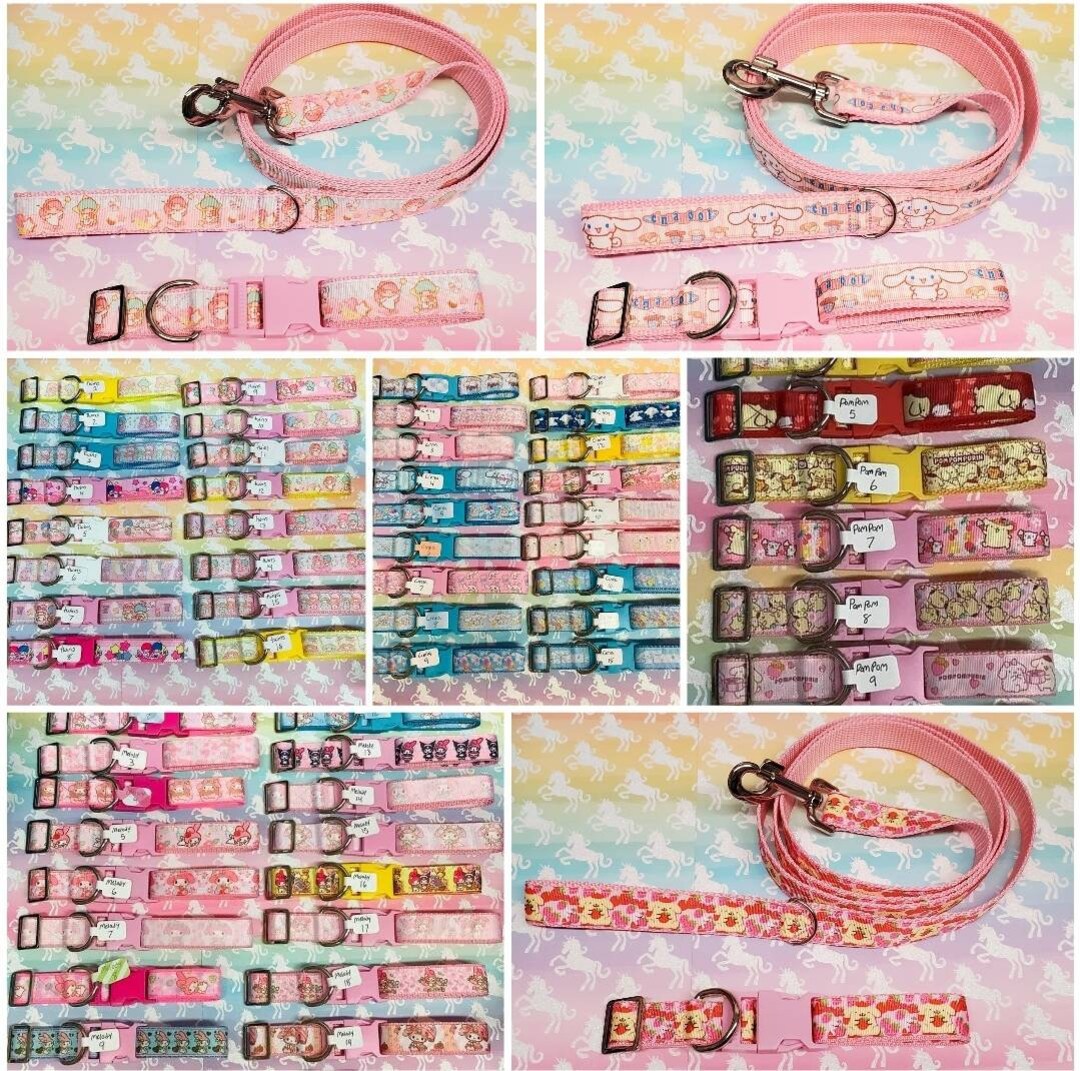 Kawaii Dog Collars for Medium/big Dogs Etsy