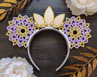 Punzie Mandala Mouse Ears | 3D Printed Ears | Rapunzel