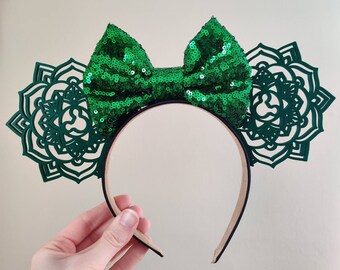 Pine Mandala Mouse Ears | 3D Printed Ears | Christmas