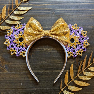 Punzie Mandala Mouse Ears | 3D Printed Ears | Rapunzel