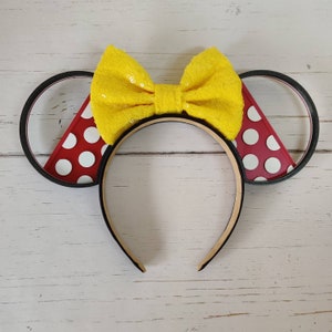 Simple Dots Mouse Ears | 3D Printed Ears | Minnie Inspired