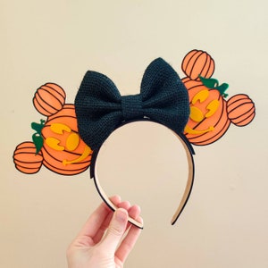 Pumpkin Mouse Ears | 3D Printed Ears | Halloween