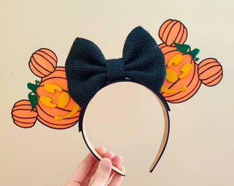 Pumpkin Mouse Ears | 3D Printed Ears | Halloween