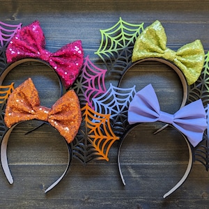 Spider Web Mouse Ears | 3D Printed Ears | Mickey Inspired | Boo To You