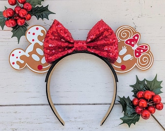 Orecchie da topo di pan di zenzero / Orecchie stampate in 3D / Natale