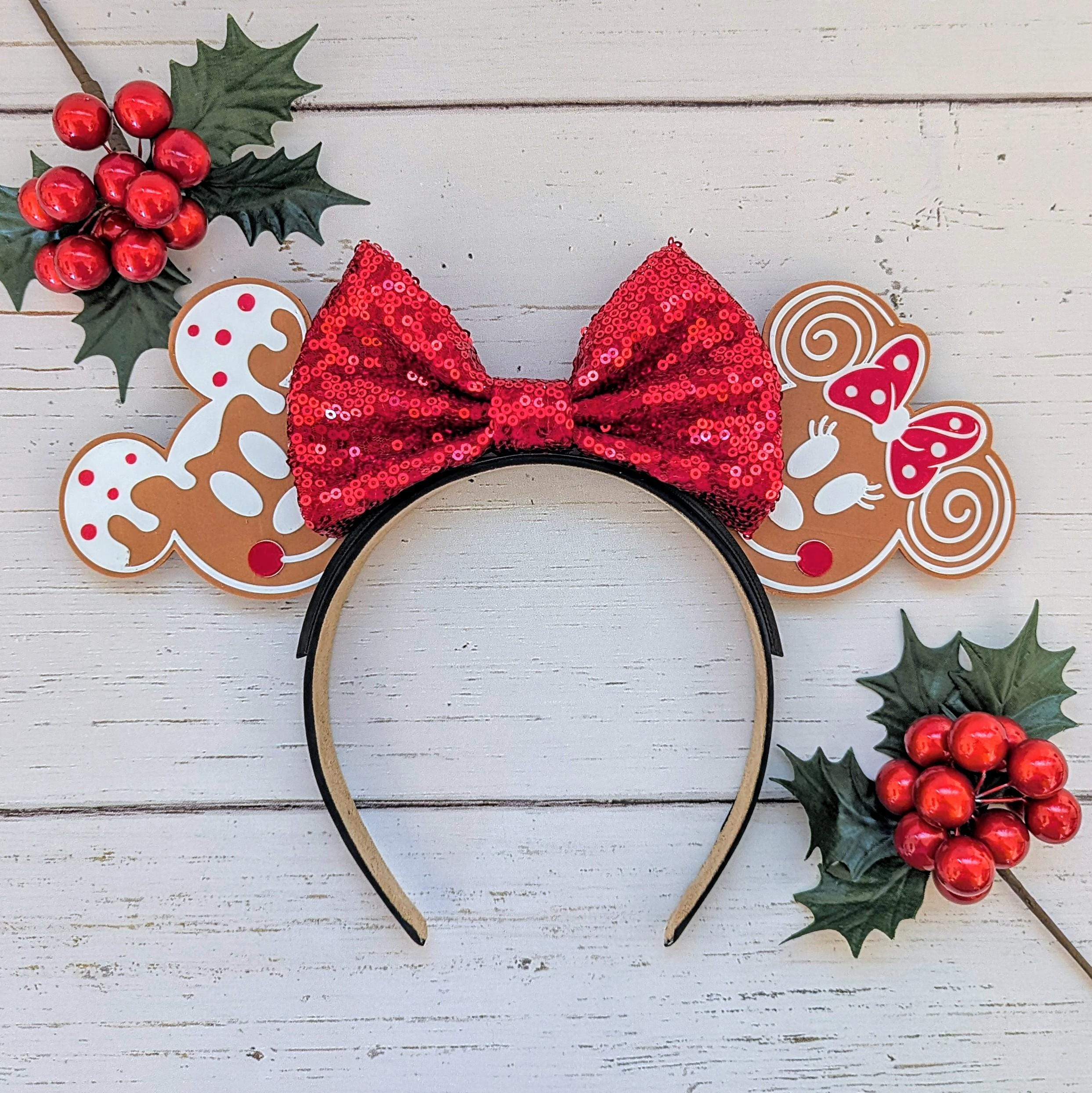 Disney Gingerbread Mouse Ears Magic Mouse ears New Pink Gingerbread Mickey Ears - Mouse Ears Headband – Little  main image 4