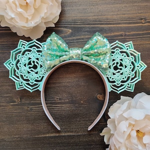 Mint Mandala Mouse Ears | 3D Printed Ears