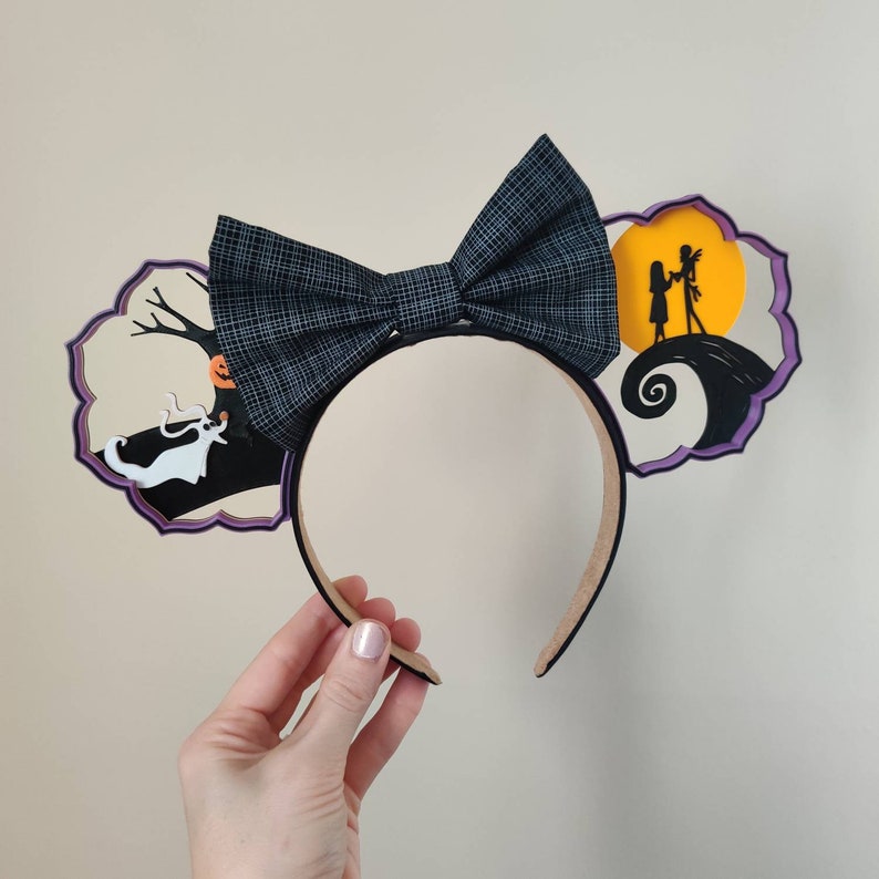 Nightmare Mouse Ears 3D Printed Ears Nightmare Before Christmas inspired image 6