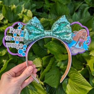 Halle's Mouse Ears | 3D Printed Ears | Mermaid