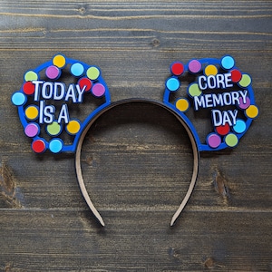 Core Memory Mouse Ears | 3D Printed Ears | Inside Out Inspired - Etsy