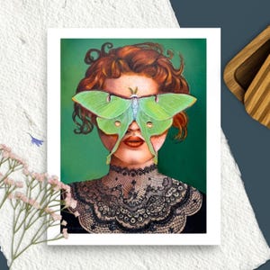 Fine Art Print - “Soie au Claire de Lune” by Charlotte Brindley