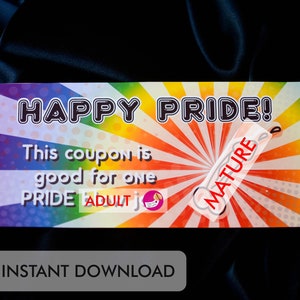 ADULT CONTENT | PRIDE Blow Job Digital Download Coupon | Instant Digital Download | Blow Job for Him | Anniversary Blow Job | Sex Coupon