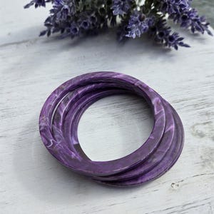 Vintage lucite bangles